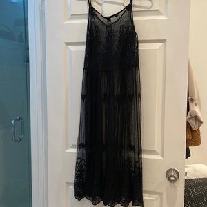 Forever 21 Black Lace Dress Size S